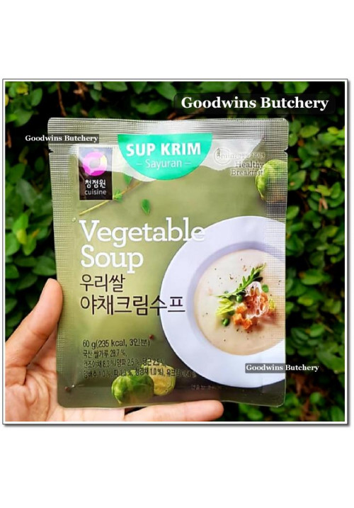 Cream soup Korea Daesang Chung Jung One VEGETABLE CREAM SOUP sup krim sayuran 60g